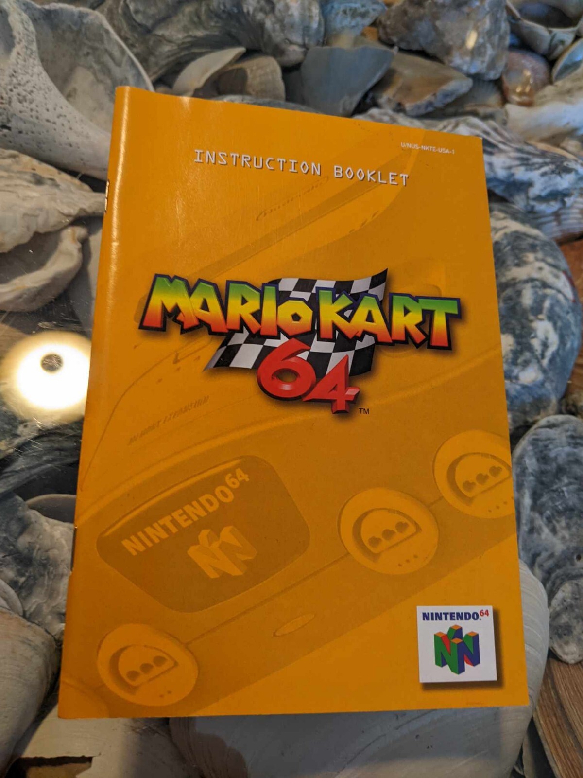 Authentic Mario Kart 64 Nintendo 64 N64 - Instruction Booklet Manual Only