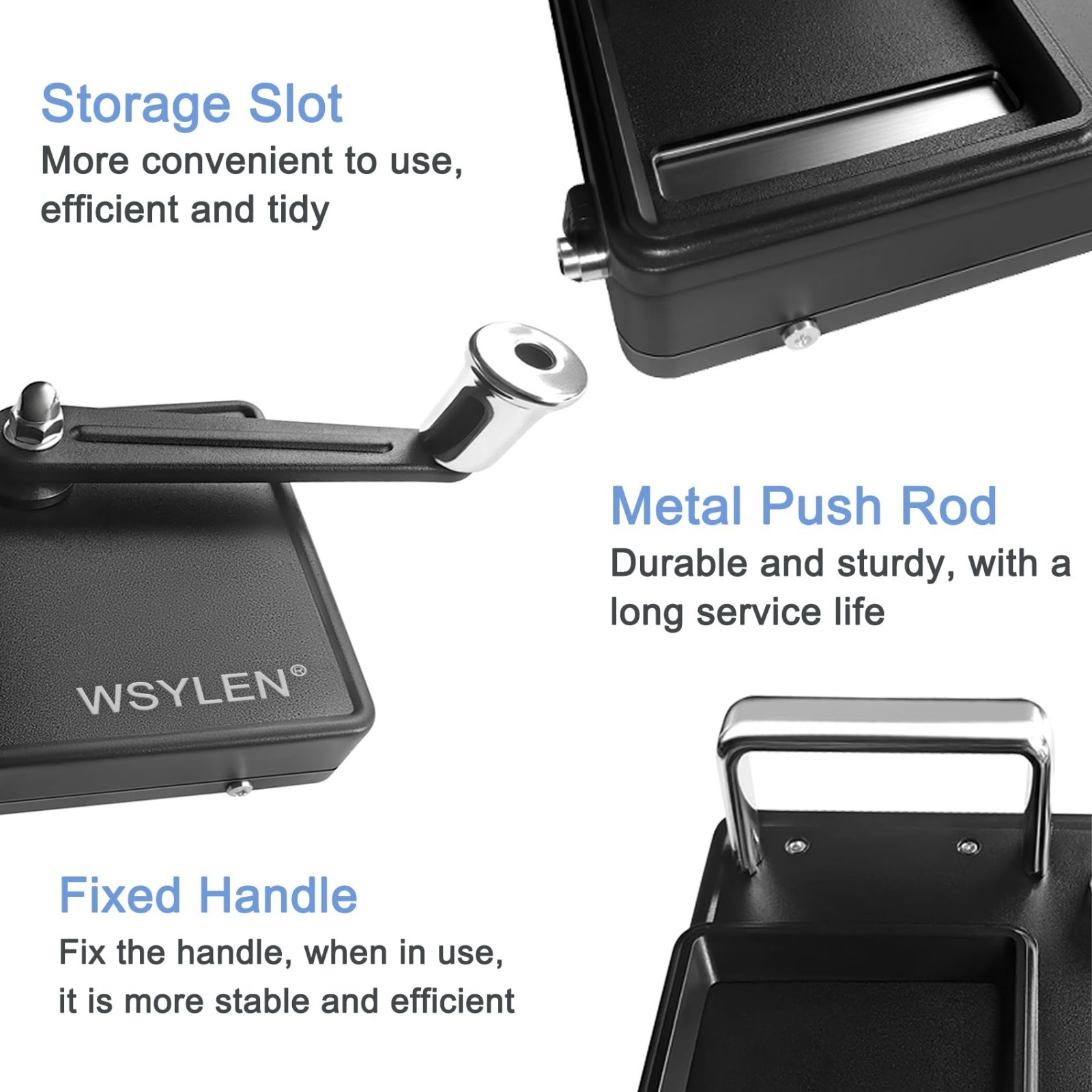 Manual Cigarette Rolling Machine with Storage, Dual-Track for 8mm Cigarettes