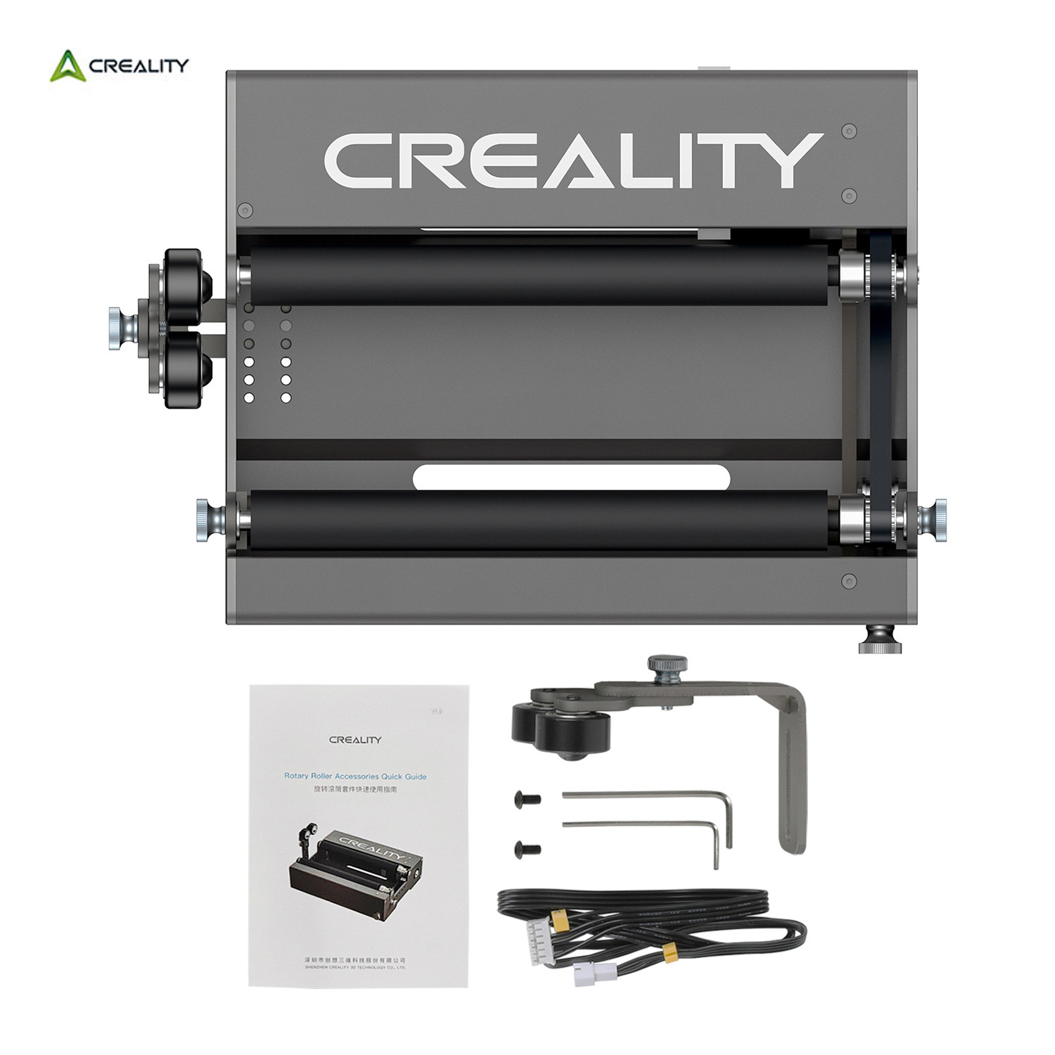 Creality Precision Rotary Rollers for Laser Engravers: High-Quality,Durable Tool