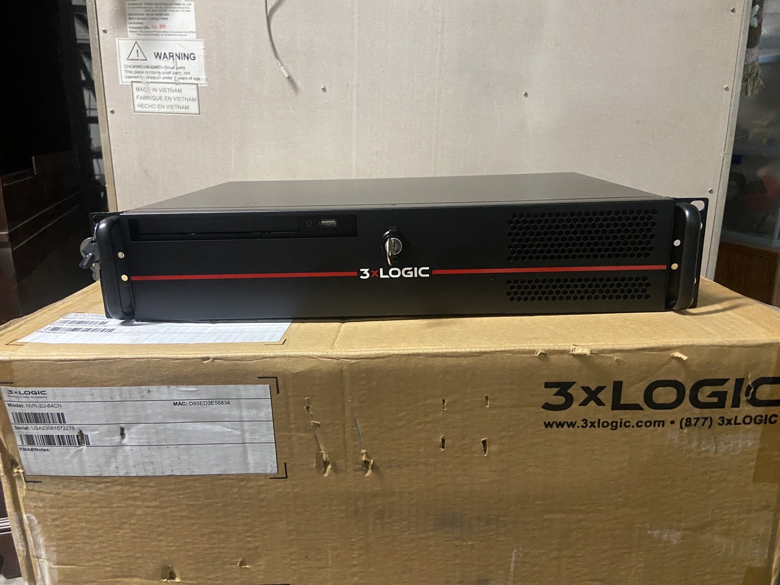 3XLOGIC NVR-2U-64CH Network Video Recorder