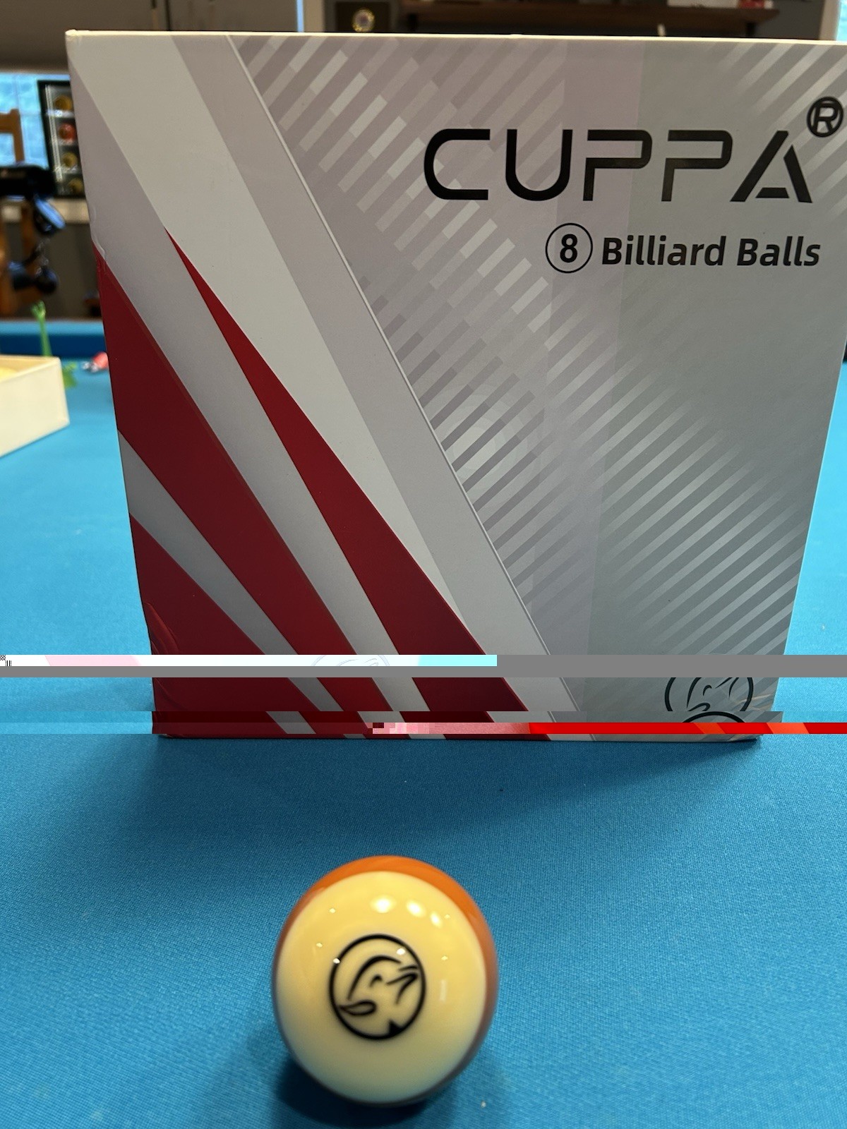 Cuppa Dolphin Design Individual Pool Ball 15 Ball