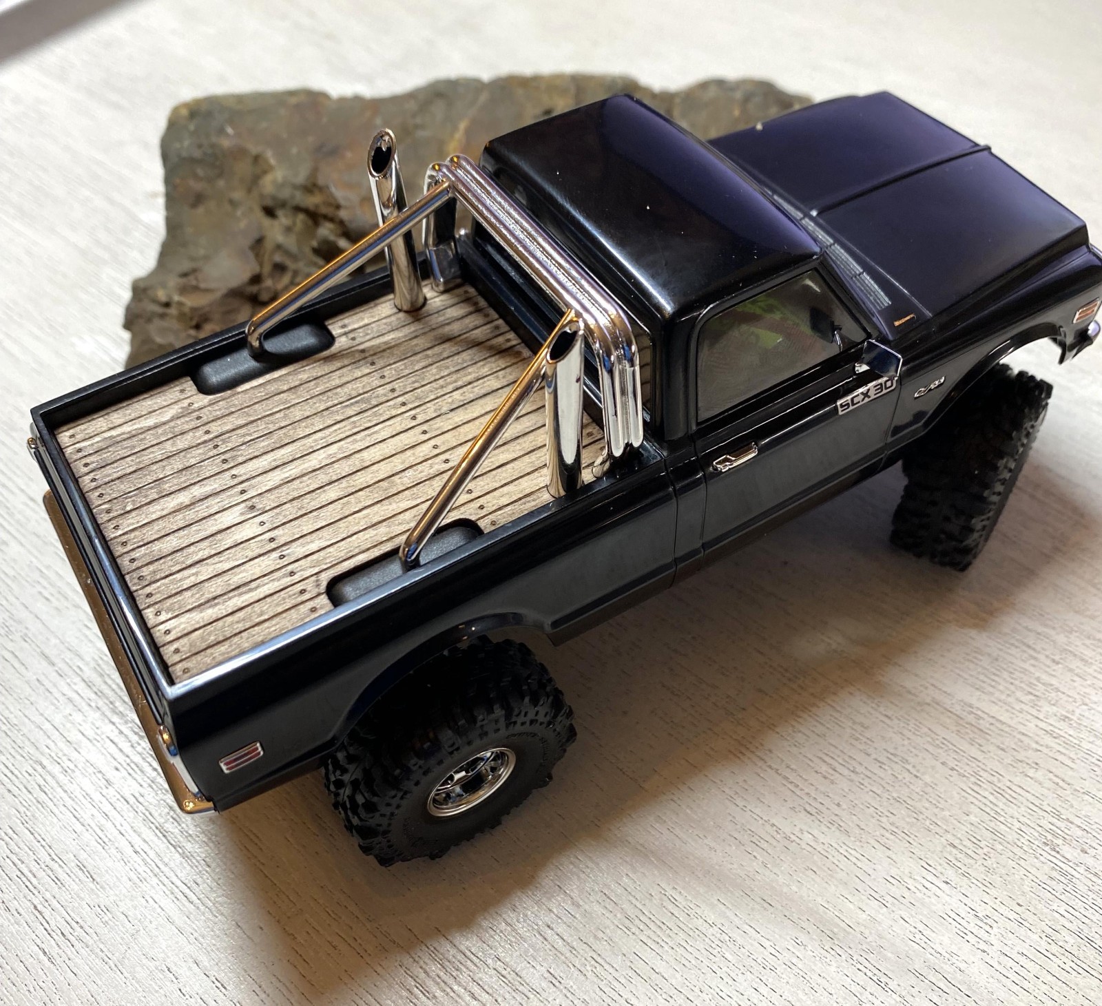 SCX30 K10 1/30 K10 RC Rock Crawler Custom Wood Bed Insert Many Variations