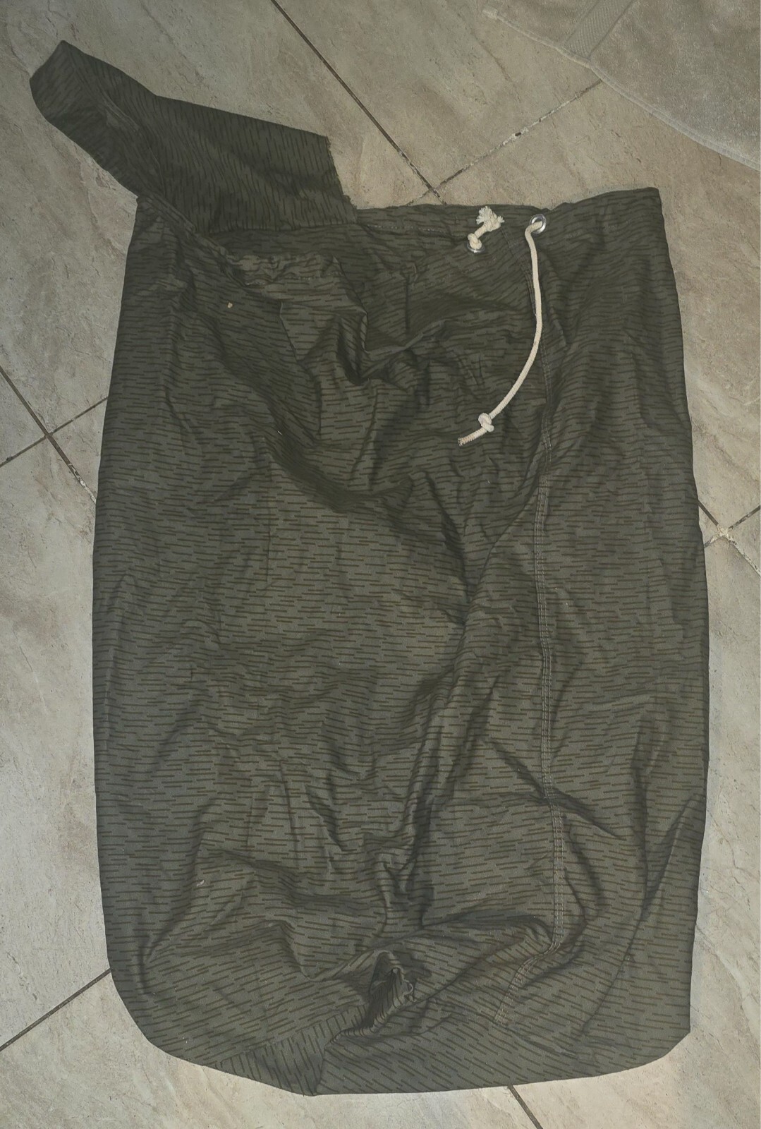East German Raindrop Camo Transport Duffel Bag