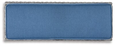 Signature Design by Ashley Casual Naples Beach Outdoor Bench with Cushion Light