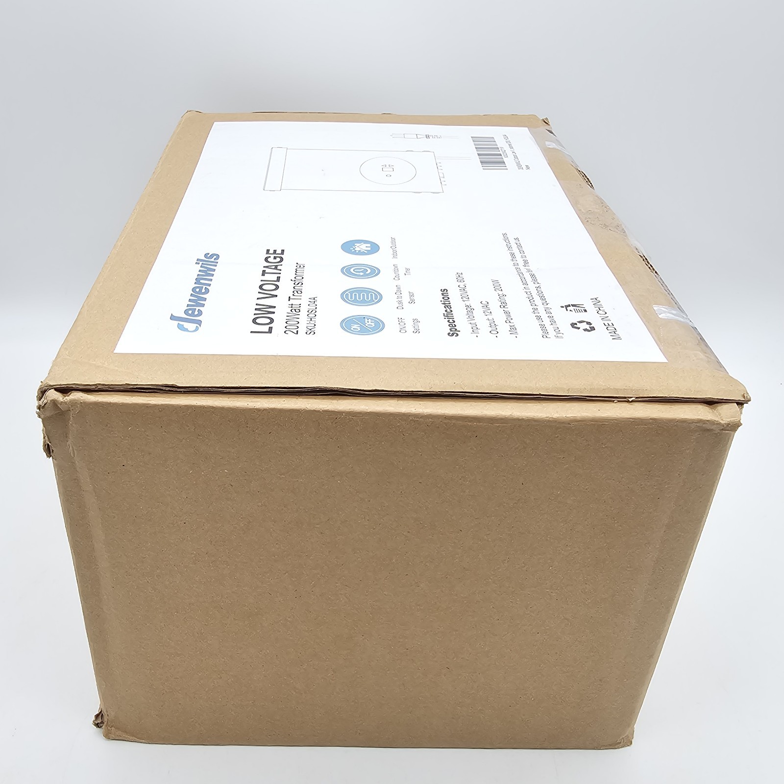 DEWENWILS 200W Low Voltage Landscape Transformer with Timer Dusk/Dawn Sensor