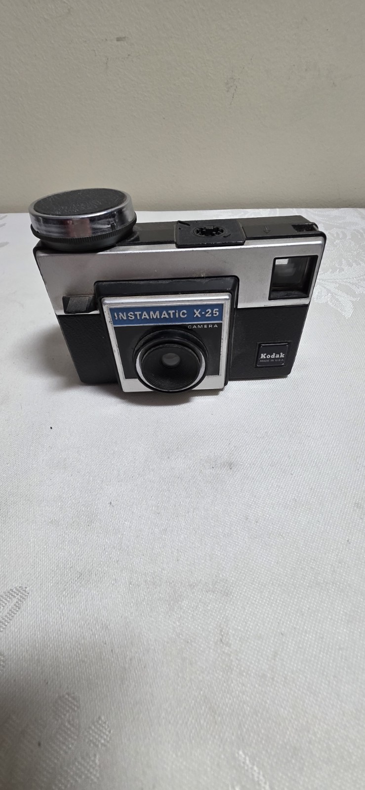 Argus 35mm Camera with Leather Case & Instamatic X-25 both untested. AS IS