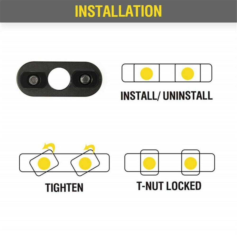 2Pcs Multi-Function QD Adapter Stud Rotating Sling for Swivel Mount Quick Detach