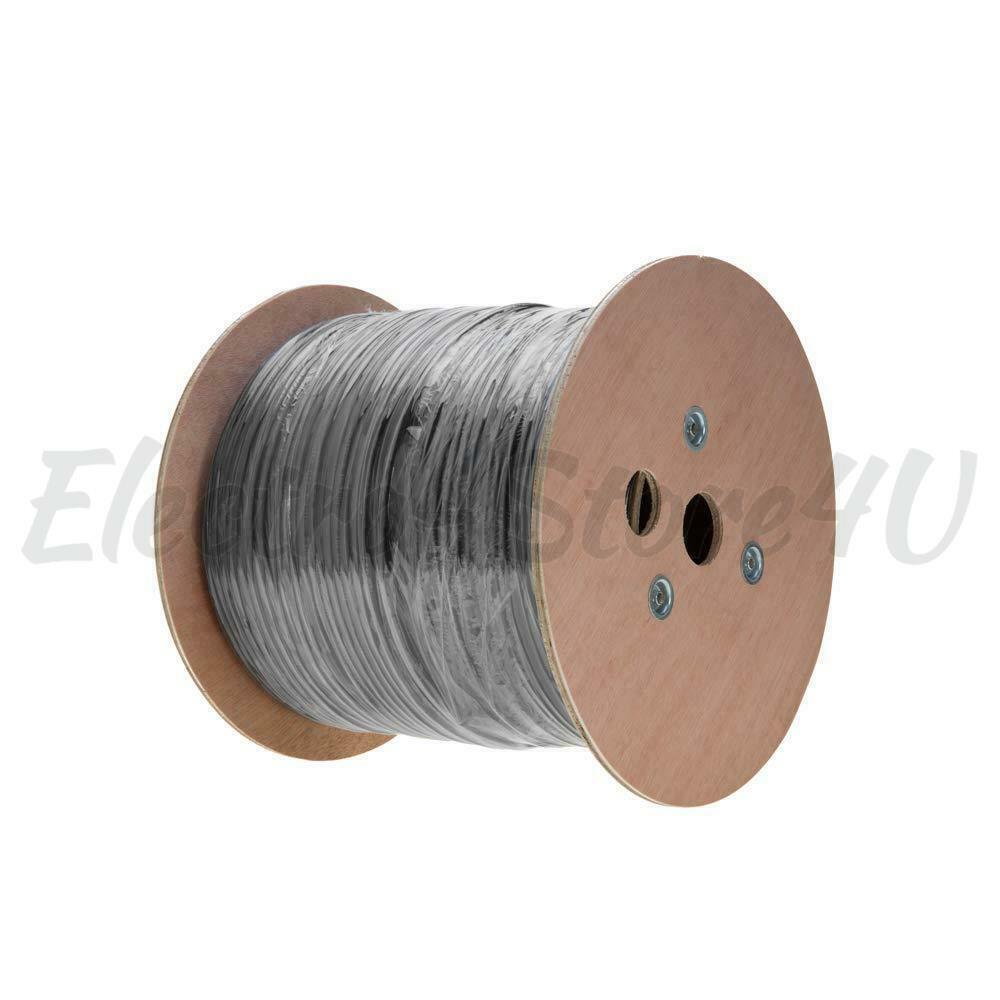 CAT5e CAT5 Outdoor Ethernet Bulk Cable 500ft 1000ft UTP FTP Direct Burial Solid