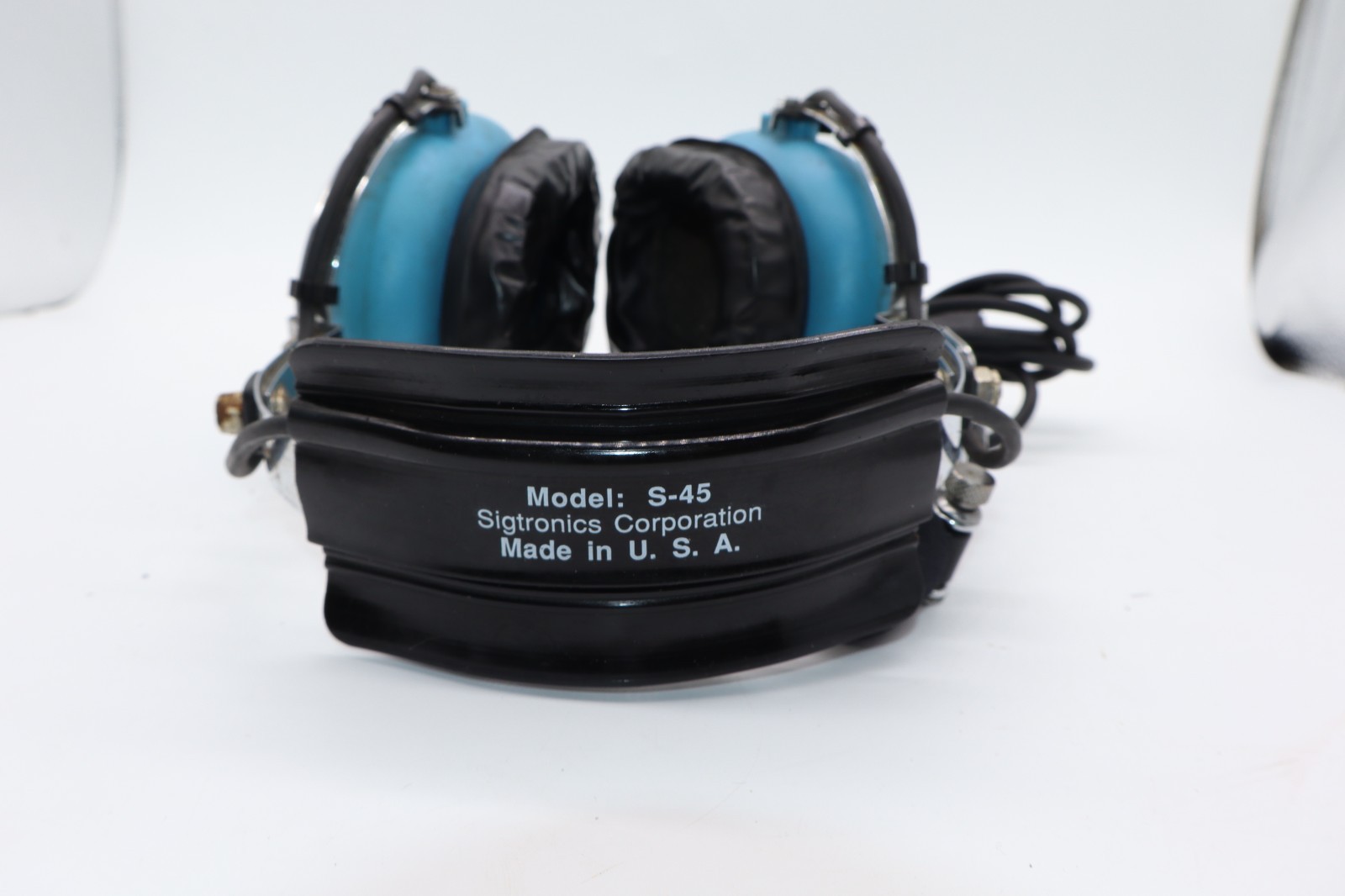 Sigtronics Headset with Microphone and Earpads | Model S-45 | Used