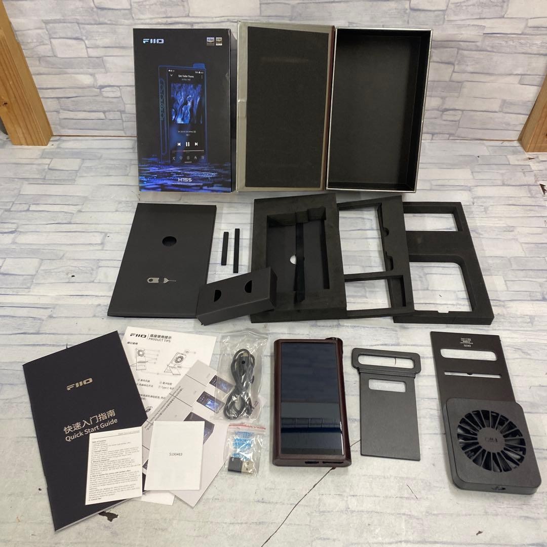 FiiO M15S Hi-Res Digital Audio Player w/ DK3S Cooling Stand From Japan