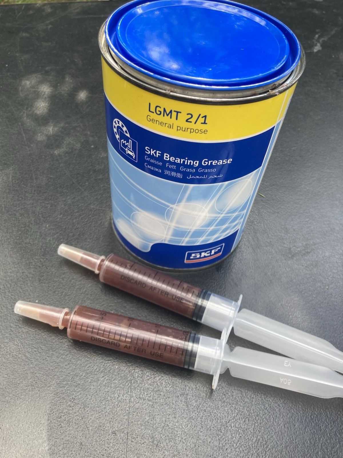 SKF LGMT 2 High Performance Grease – 2 x 20ml Syringe Pack