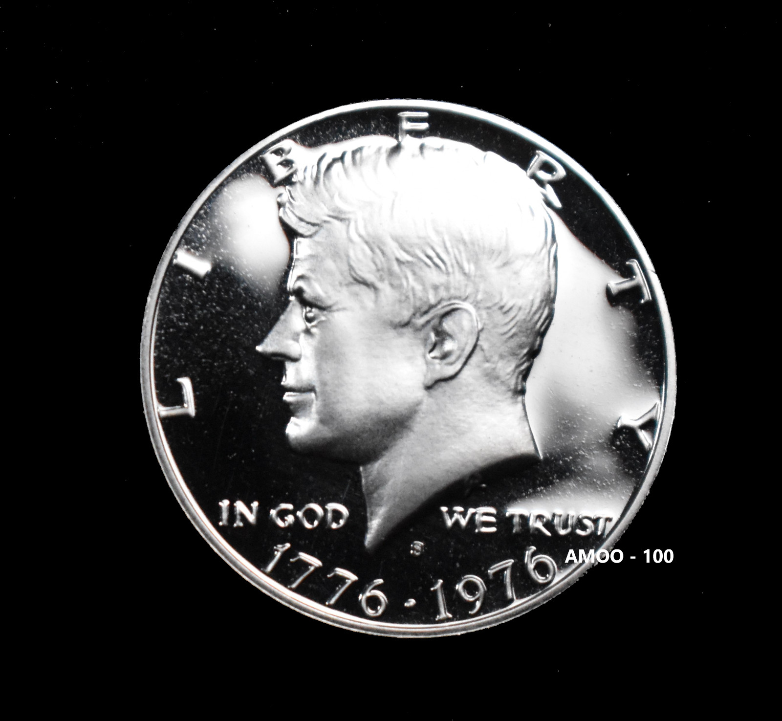 1976-S Clad Proof Kennedy Half Dollar Bicentennial