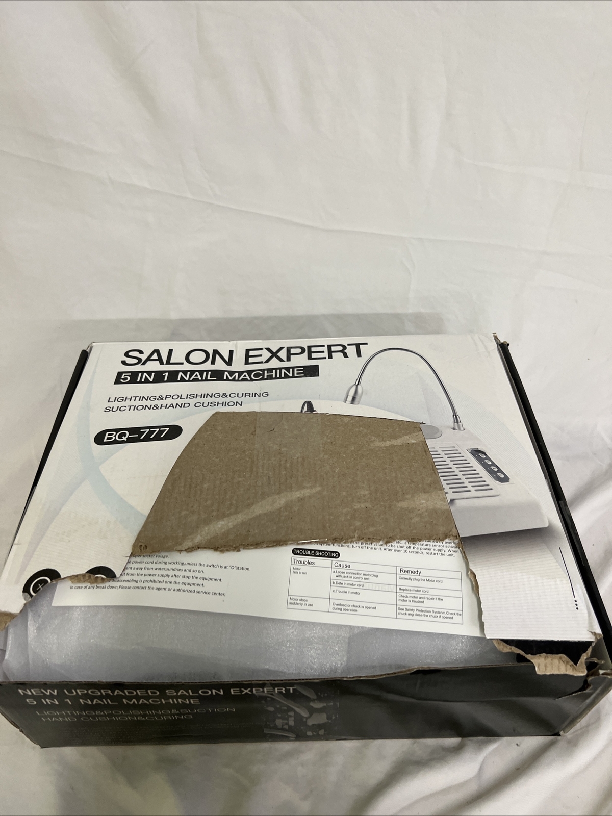 SALON EXPERT 5 IN 1 NAIL MACHINE BQ-777 Lighting, Polishing, Curing Suction