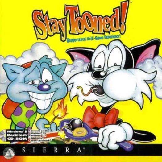 Stay Tooned! Unsweetened Multi-Game Experience PC MAC CD cartoons escape TV game