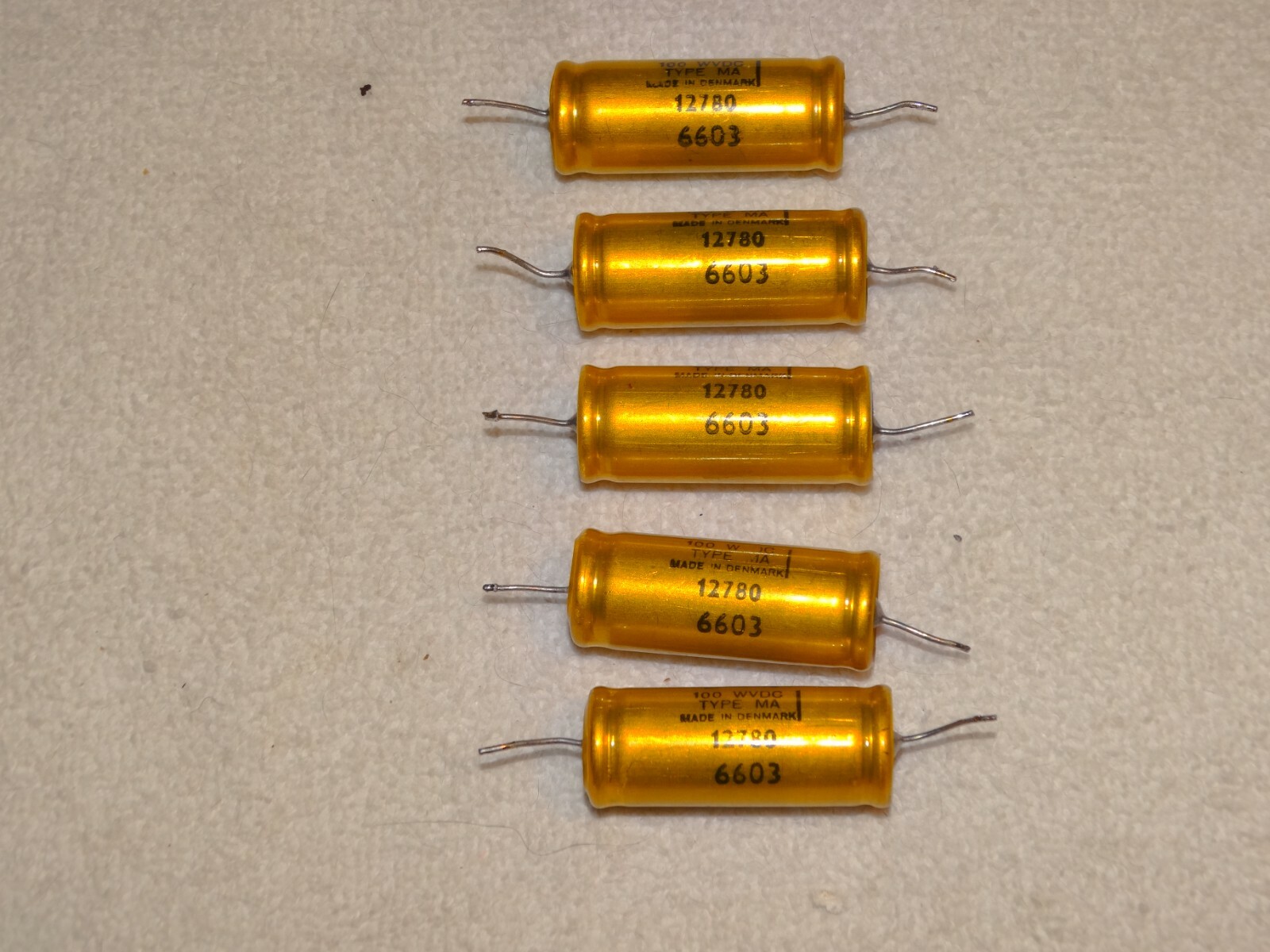 1 x Jensen Capacitor Pull .5uF 100wvdc (5 Available)