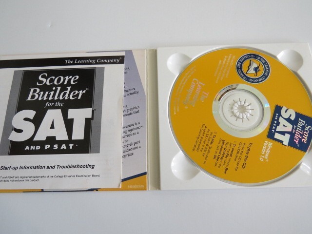 Score Builder for SAT and PSAT Learning Software