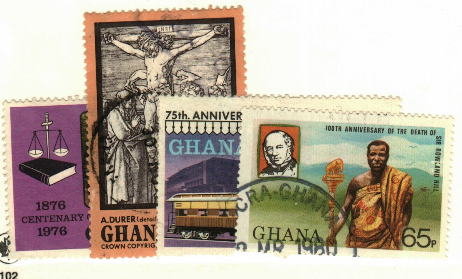 Ghana #588, 671, 678, 705 used
