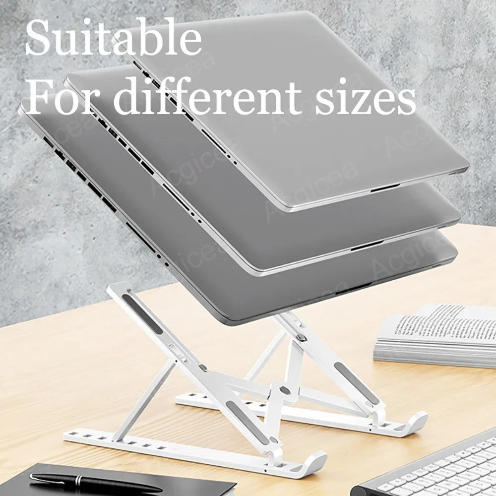 7 Level Adjustable Laptop Stand Foldable Portable Notebook Tablet Holder