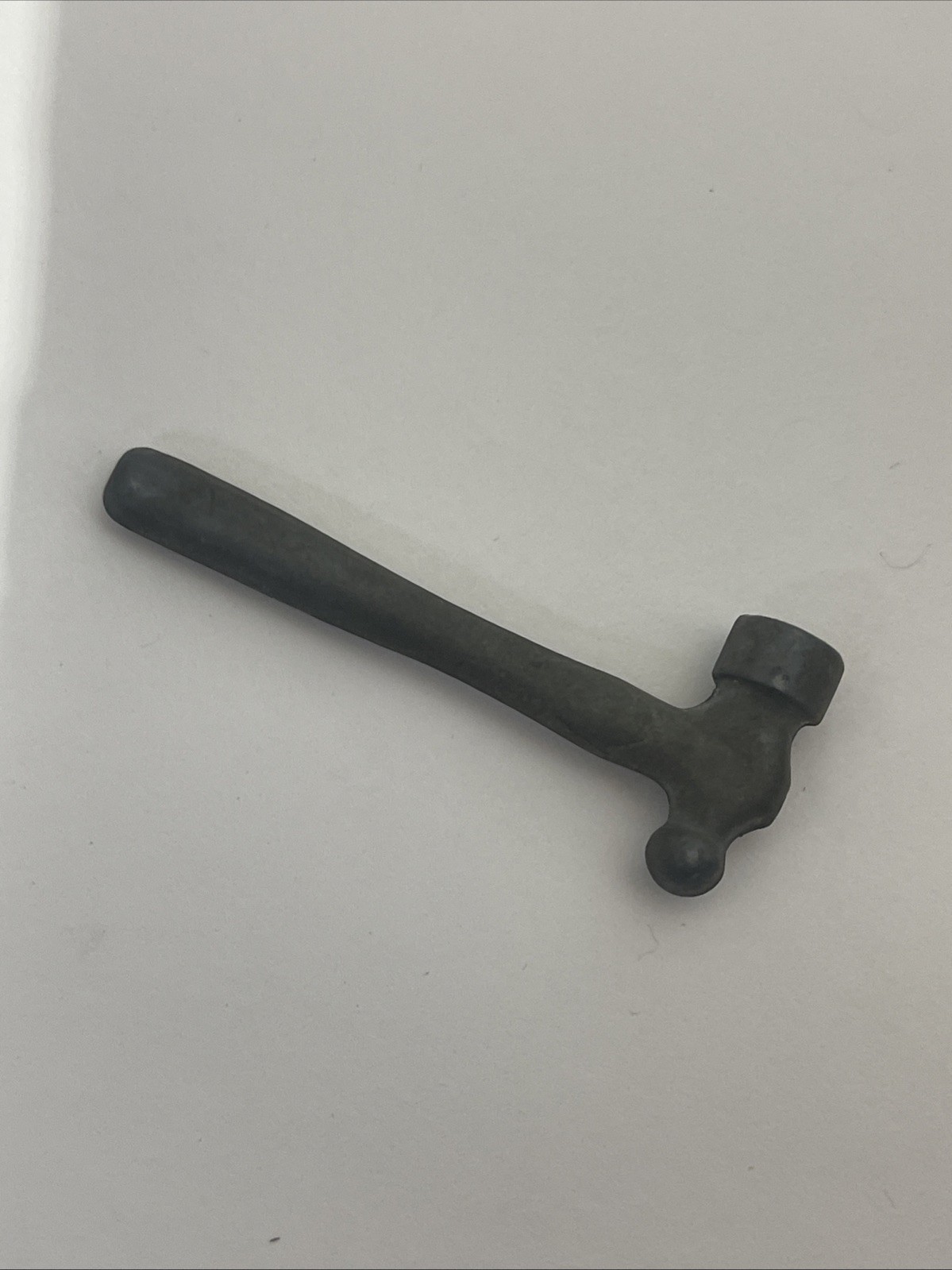 Vintage Miniature Metal Ball Peen Hammer Jewelers Toy 1-2331 2" Long