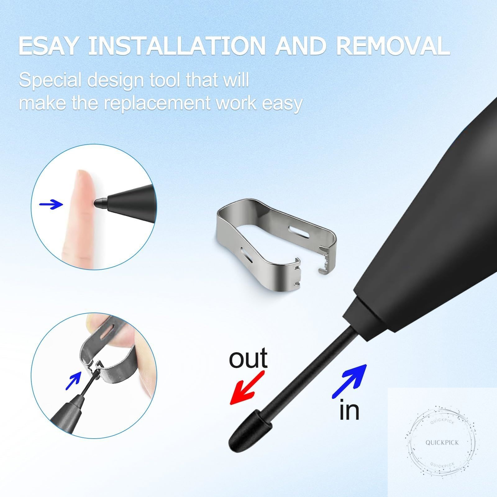 20 Pcs Pen Tips for Remarkable 2, Durable Remarkable Pen Tips,Replacement Tibs