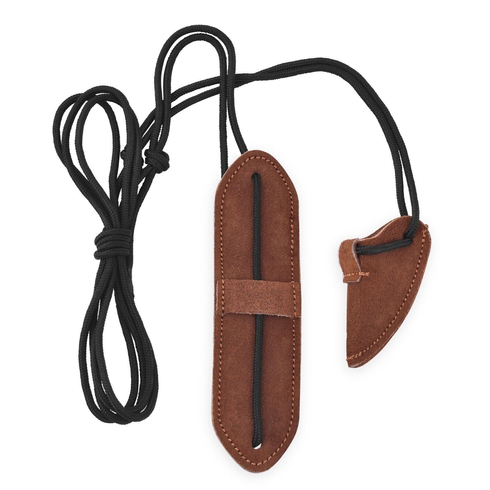 Leather Bow Stringer Brown Archery Bowstring Recurve Longbow Replace Rope Tool