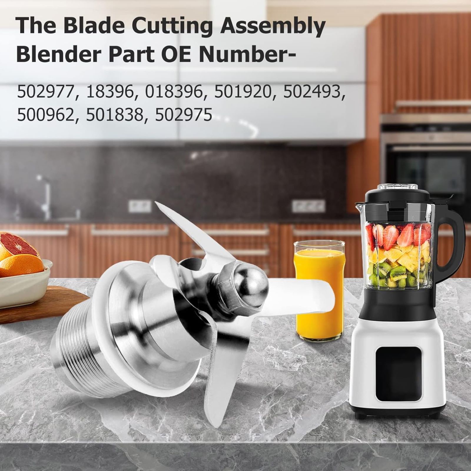 502977 Cutting Blade Assembly Replacement For Waring CB6 CB10 CB15 Machine