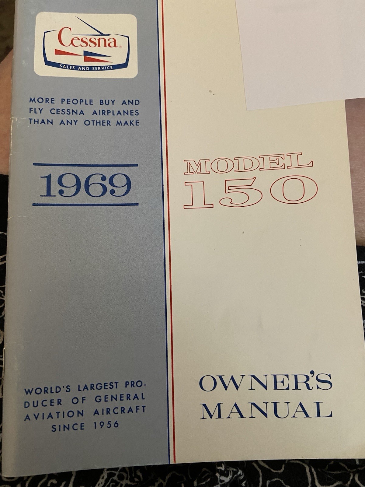1969 cessna 150 owners manual Used Like New