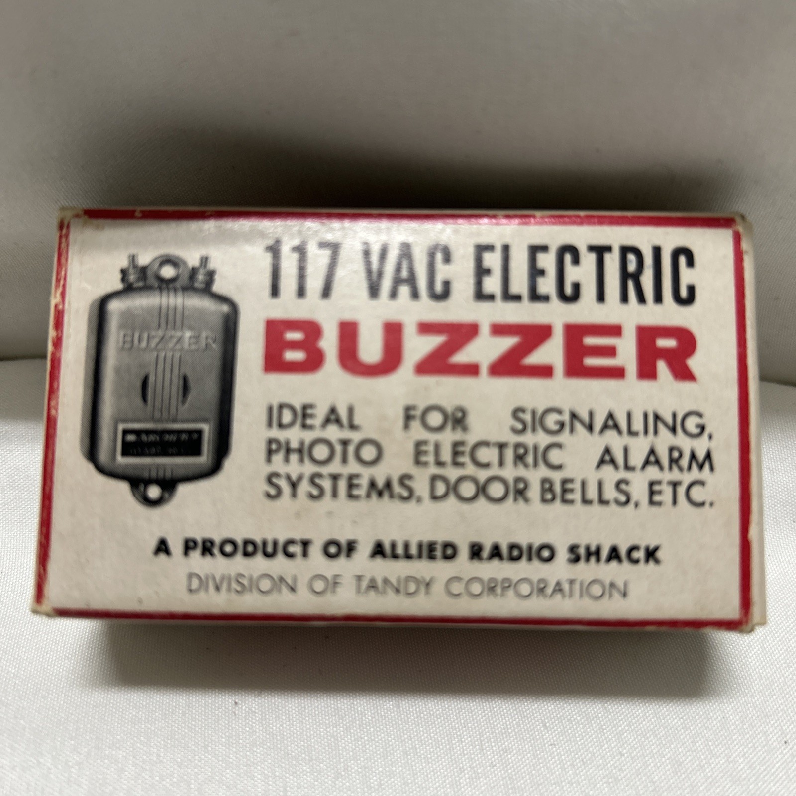 Vtg NOS Radio Shack Archer Buzzer 117 VAC 60 Cy Model 273-048 Tandy