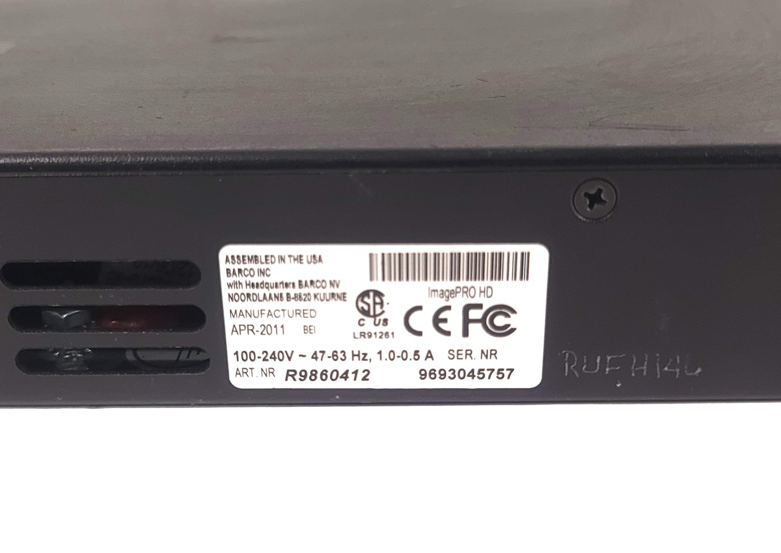 Barco R9860412 ImagePro HD Multi-Format Processor(C2023-27)