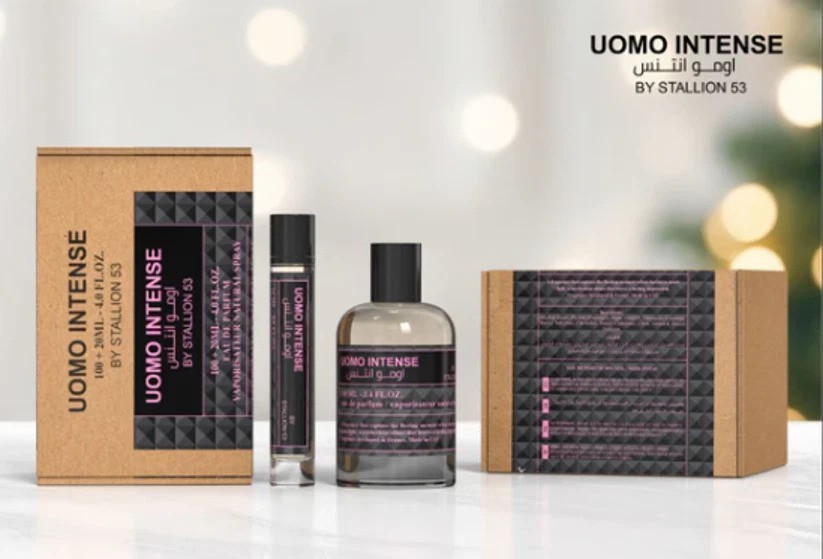 Uomo Intense by Stallion 53 Eau de Parfum Spray Gift Set- FREE SHIPPING