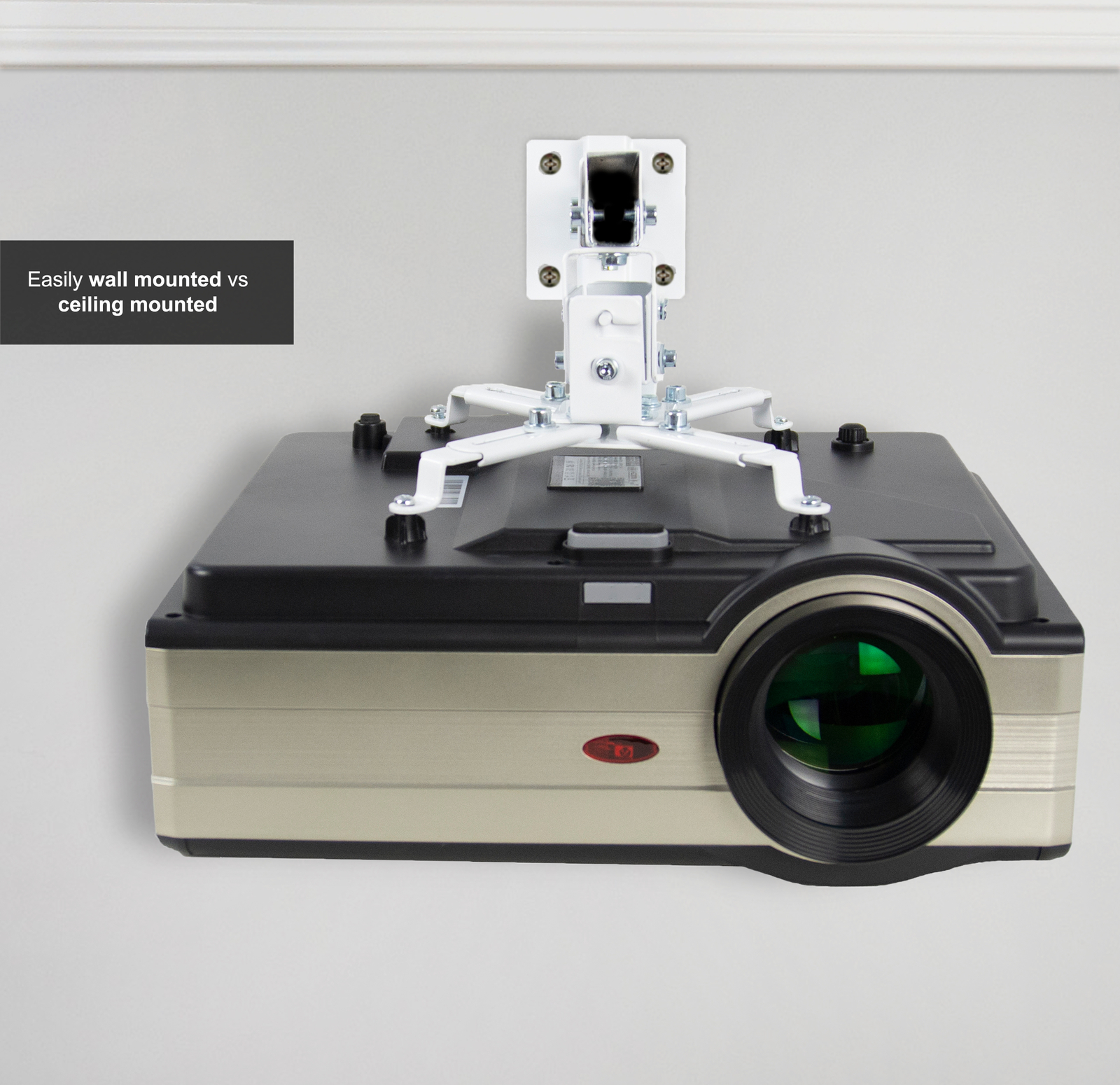 VIVO Universal Adjustable Wall Ceiling Projector Mount Extend Length Projection
