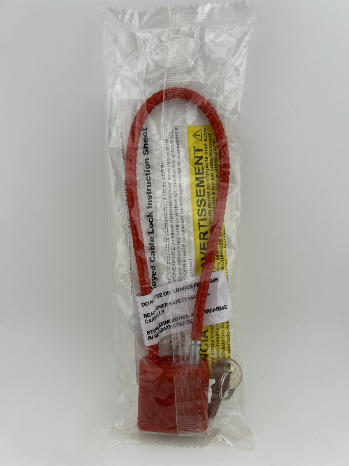 Regal Firearm Gun Safety Cable Lock Brand New - Fits Multiple Guns