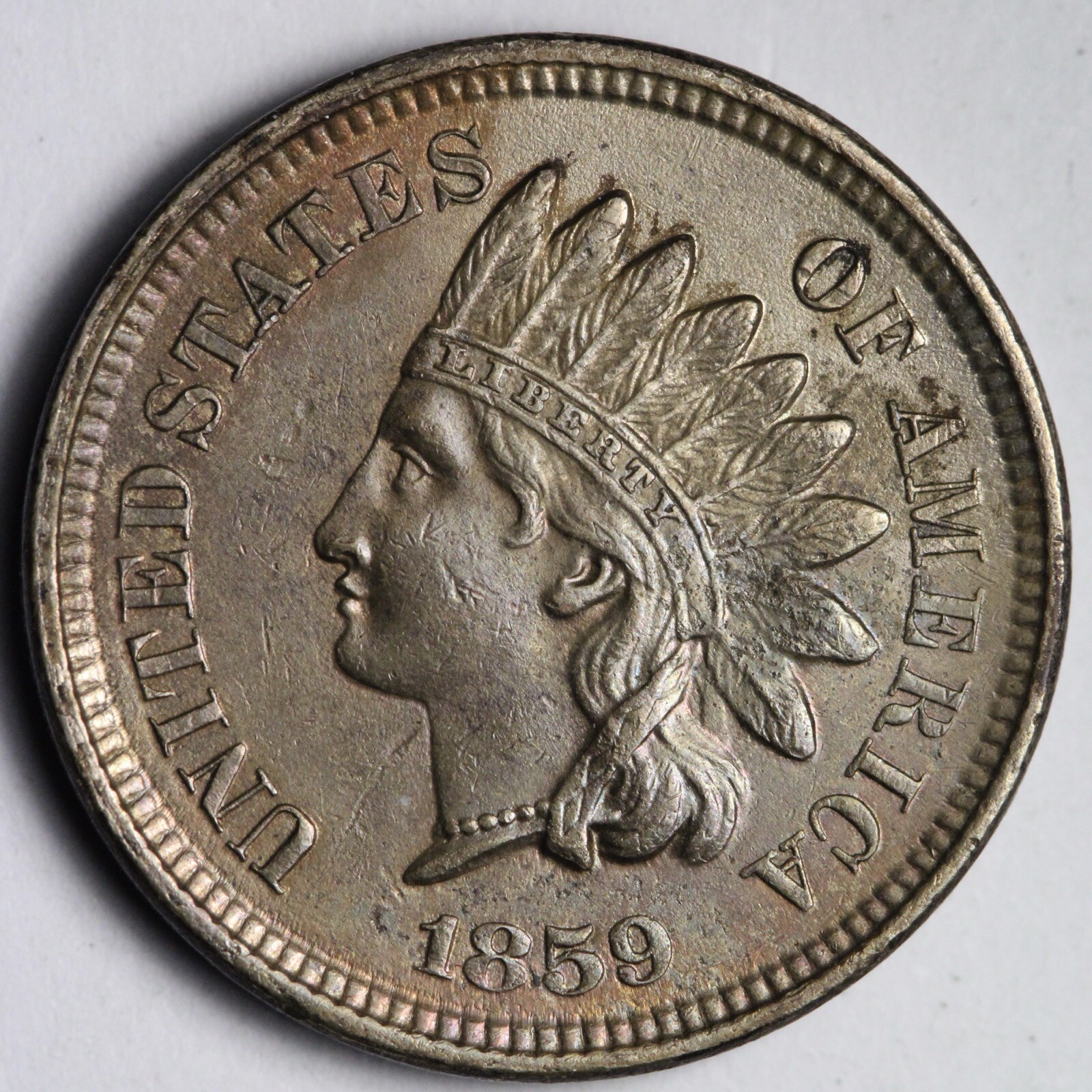 1859 Indian Head Cent Penny BU *UNCIRCUALTED* MS E125 SANLR