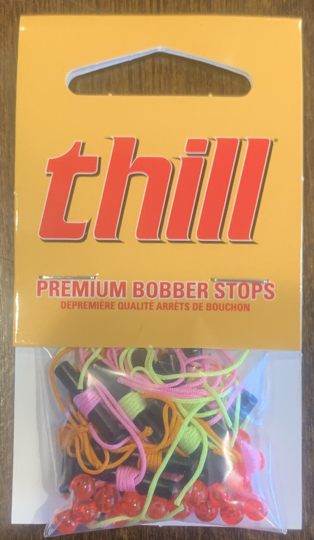 18 PK Thill Bobber Stops Assorted Colors