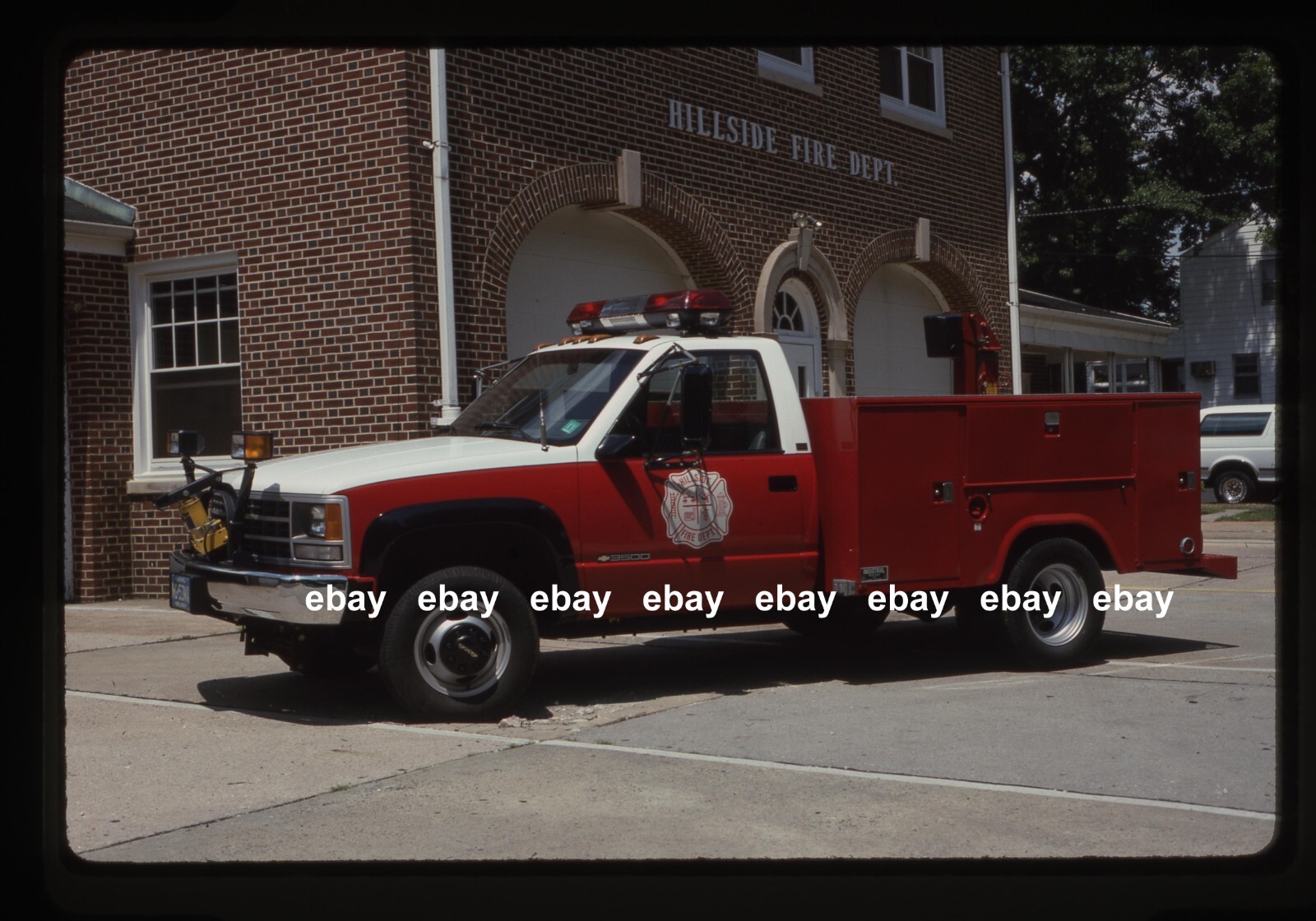 Hillside NJ 1990 Chevrolet Industrial Body Fire Apparatus Slide