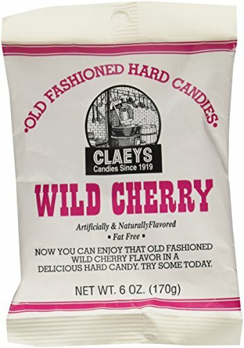 Claey's Old Fashioned Hard Candy Wild Cherry [12-Bags]