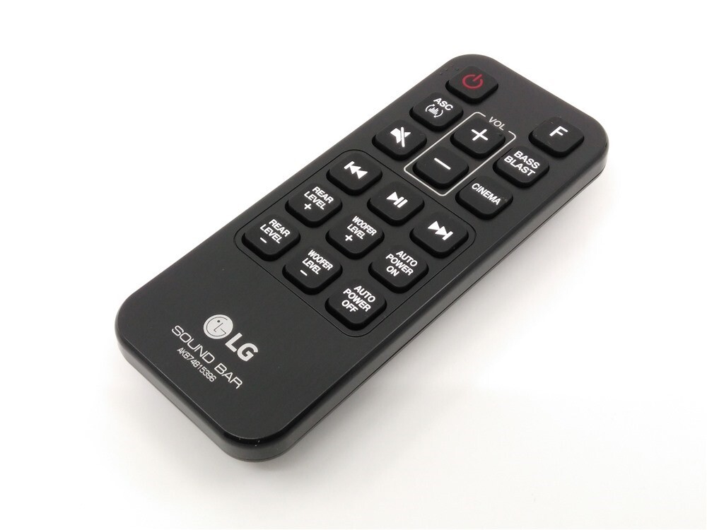 LG AKB74815396 Sound Bar Remote Control OEM NEW LASC47 SJ4R SJ4Y SJ4YS LASC58R