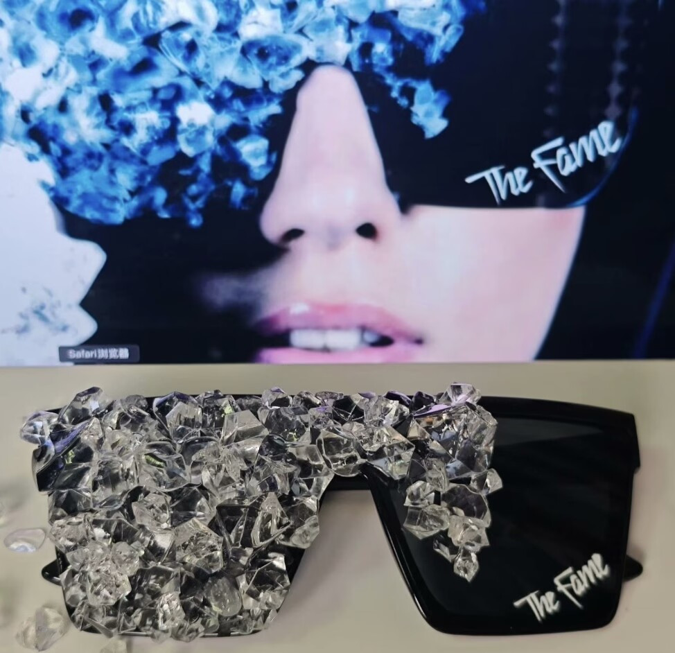 Lady Gaga Style Sunglasses Glasses Cosplay The Fame Halloween Party Ball Concert
