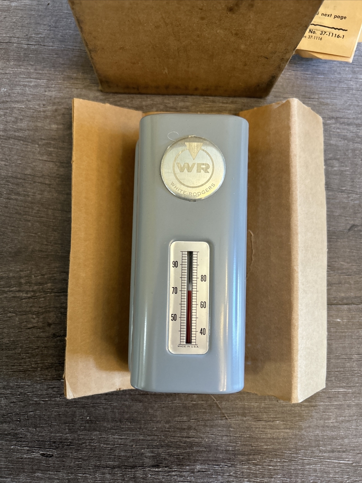 Vintage White Rodgers Thermostat 176-6 Line Voltage NOS
