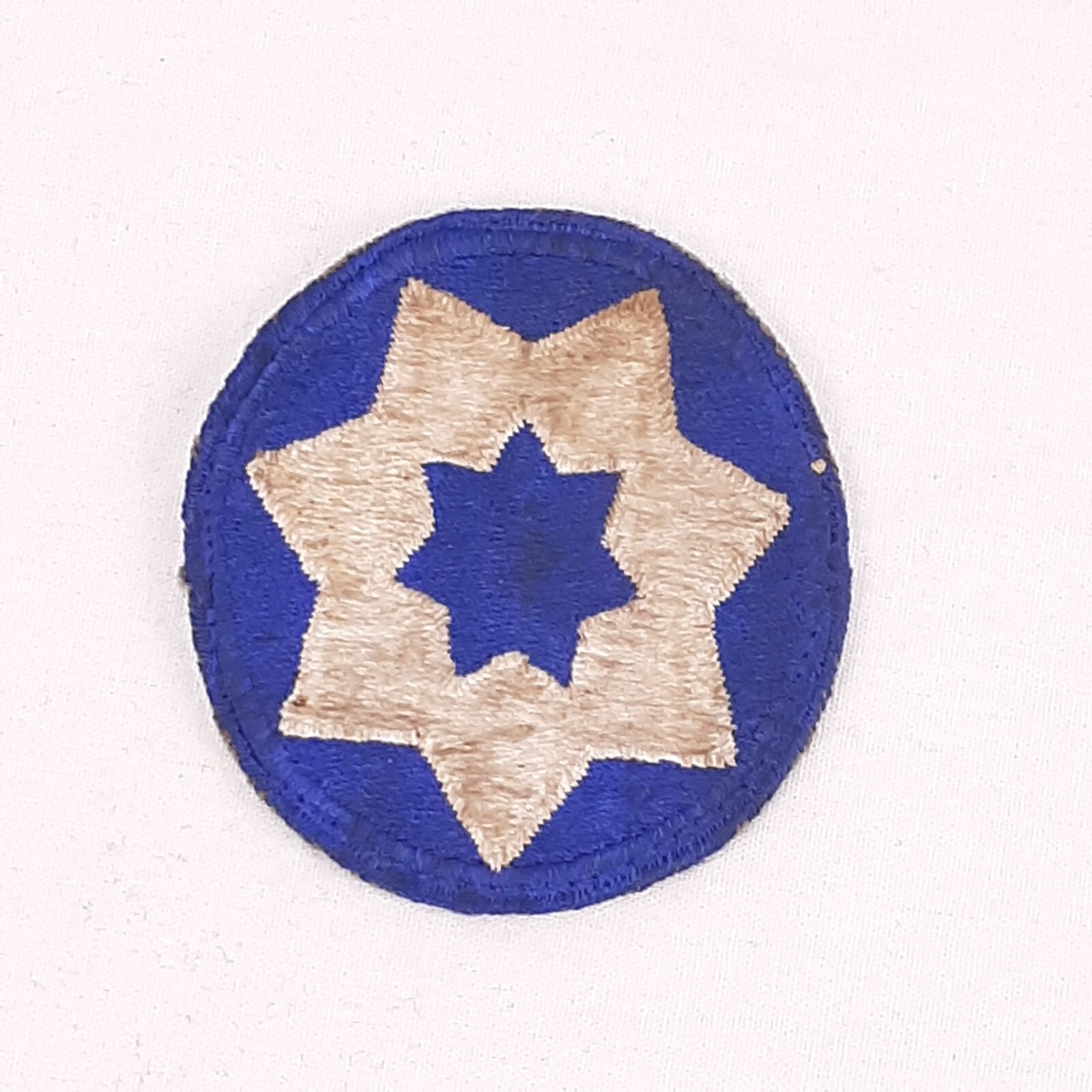 World War II US Army Patch 7th Service Command Military Patch No Glow Vtg - USED