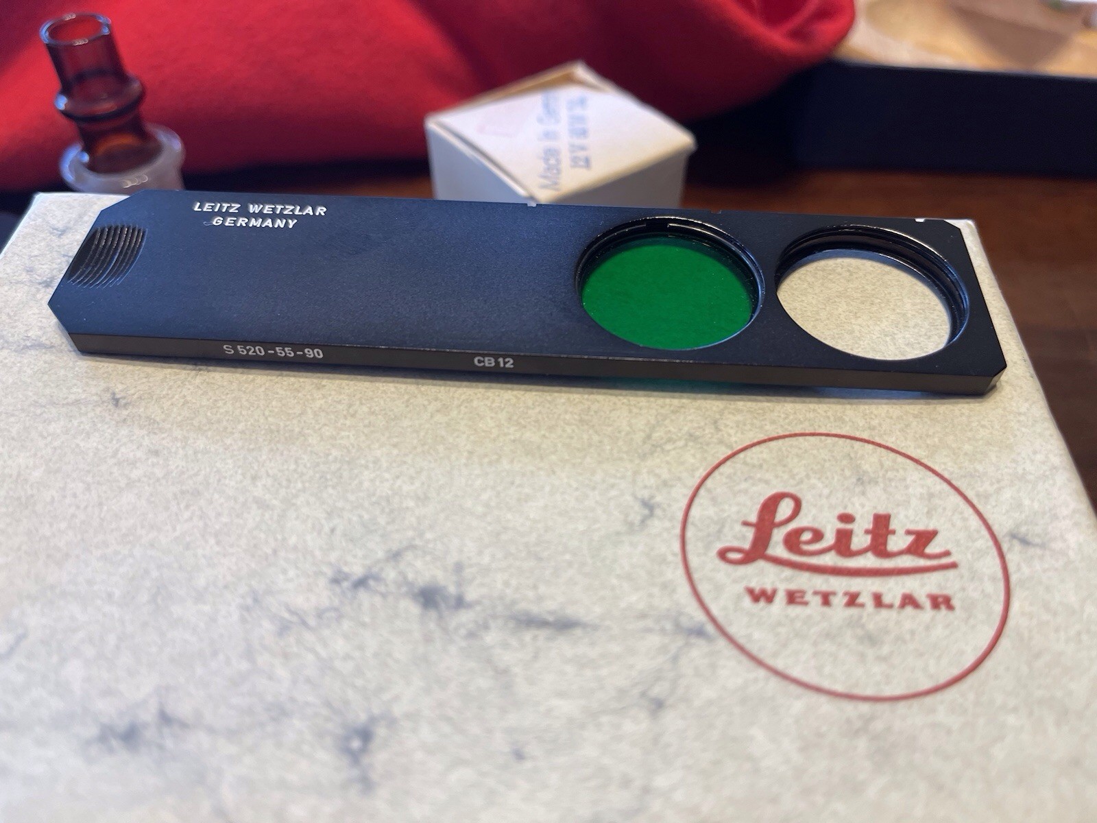 Antique Ernst Leitz Wetzlar Microscopy Lot Germany W/Box!