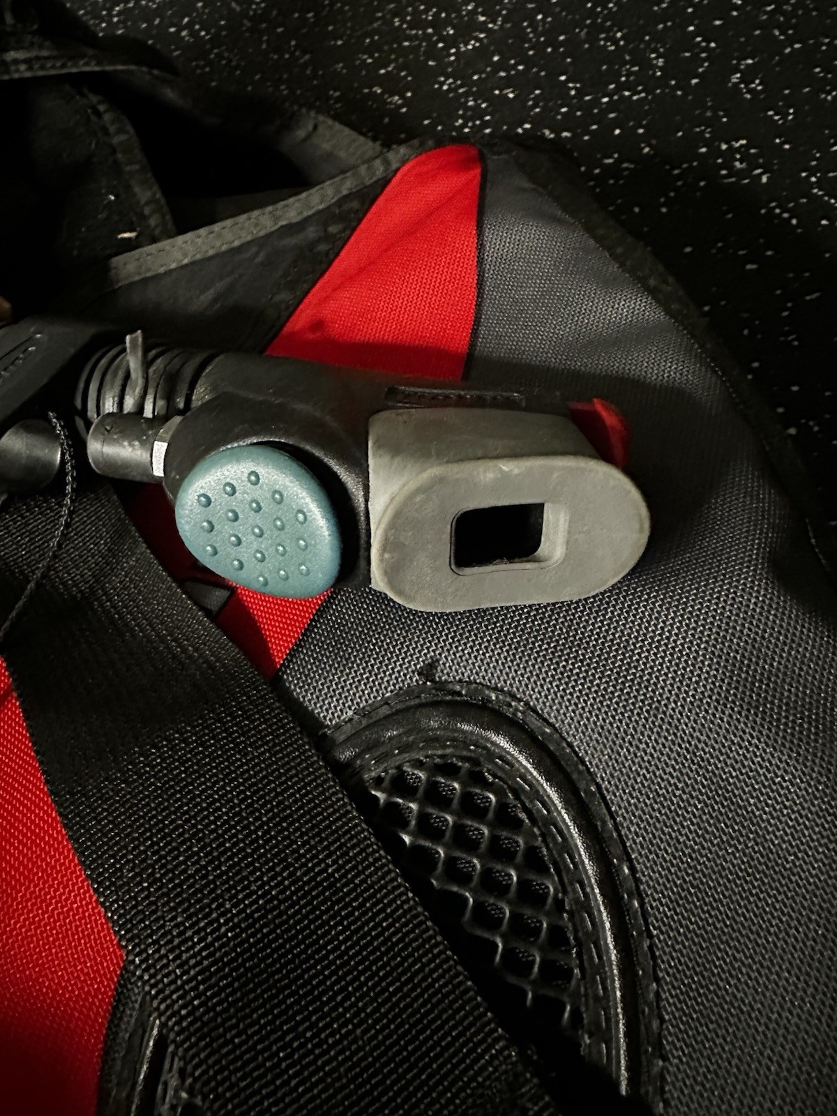 Mares Synchro Lx Diving BCD Vest Size Medium Nylon Red Gray Black