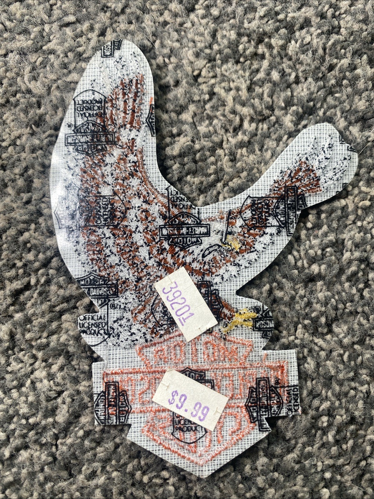 Harley Davidson Motor Cycles Patch Embroidered Eagle 3.5” x 5”