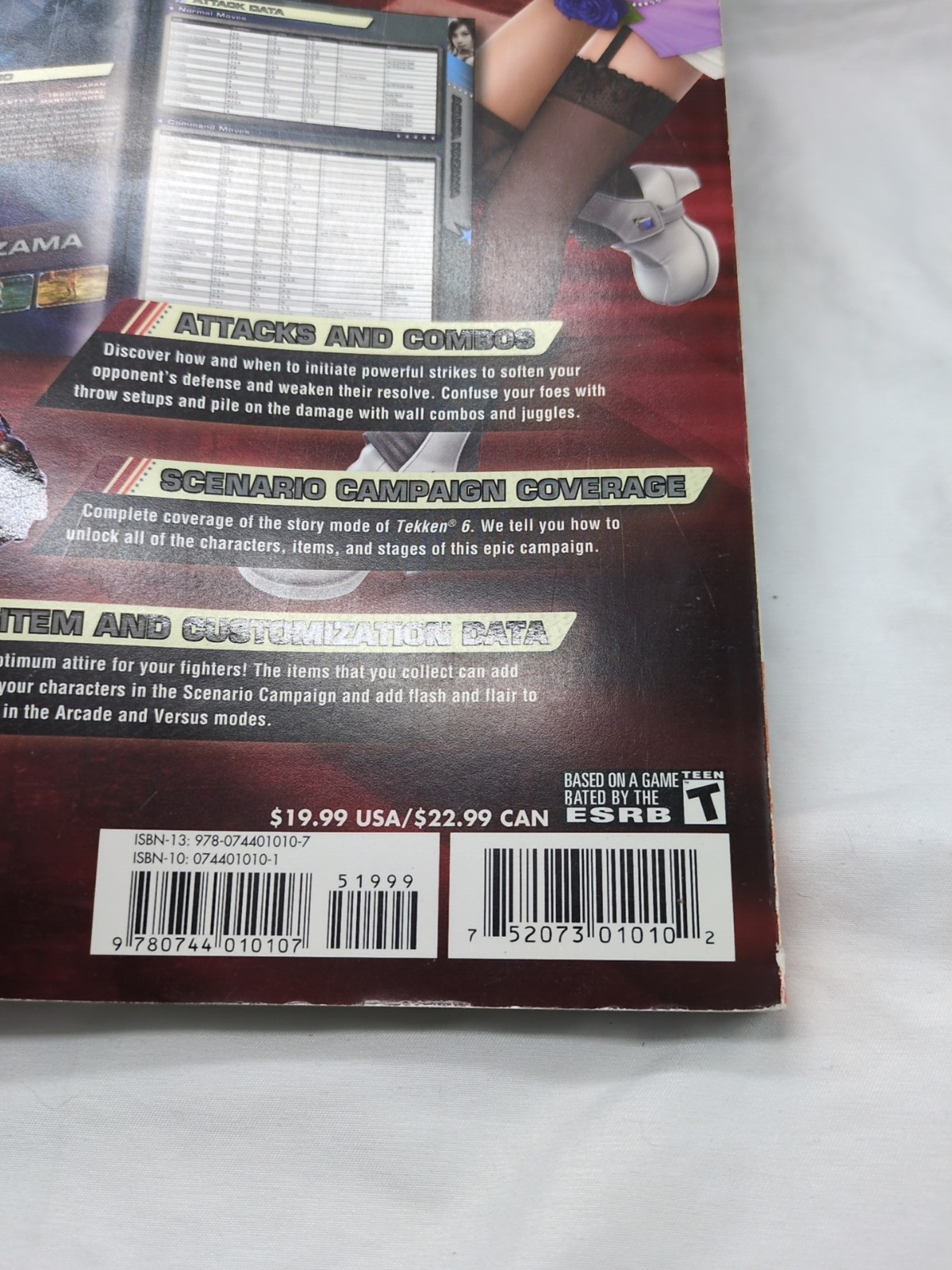 Tekken 6 Bradygames Strategy Guide Book