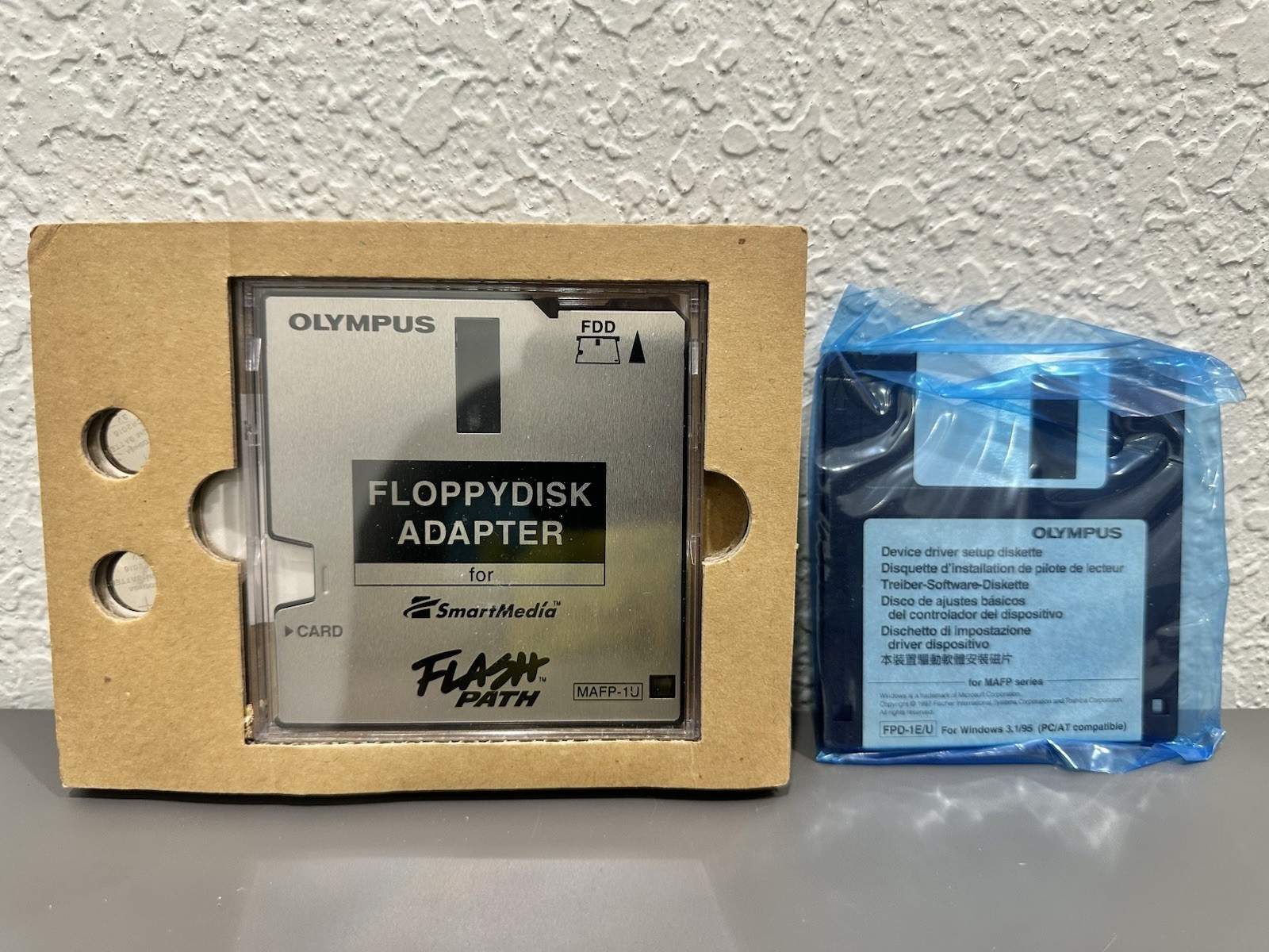 Olympus Camedia MAFP-1U Flash Path Floppy Disk Adapter SmartMedia