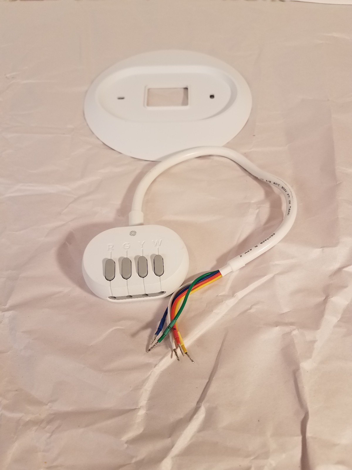 GE CYNC Power Extender Kit plus thermostat backing plate