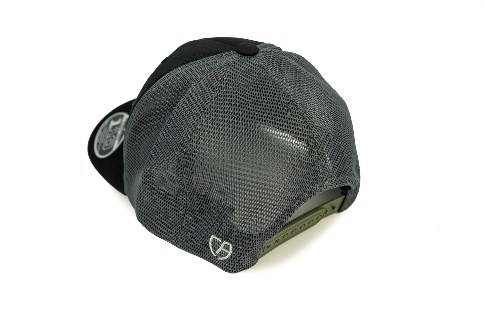 Chevrolet Bowtie Mesh Trucker Hat Black Cap
