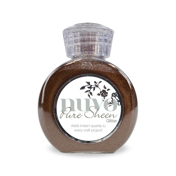 Tonic Studios NUVO PURE SHEEN GLITTER - Chestnut Brown - 3.38oz (100ml)