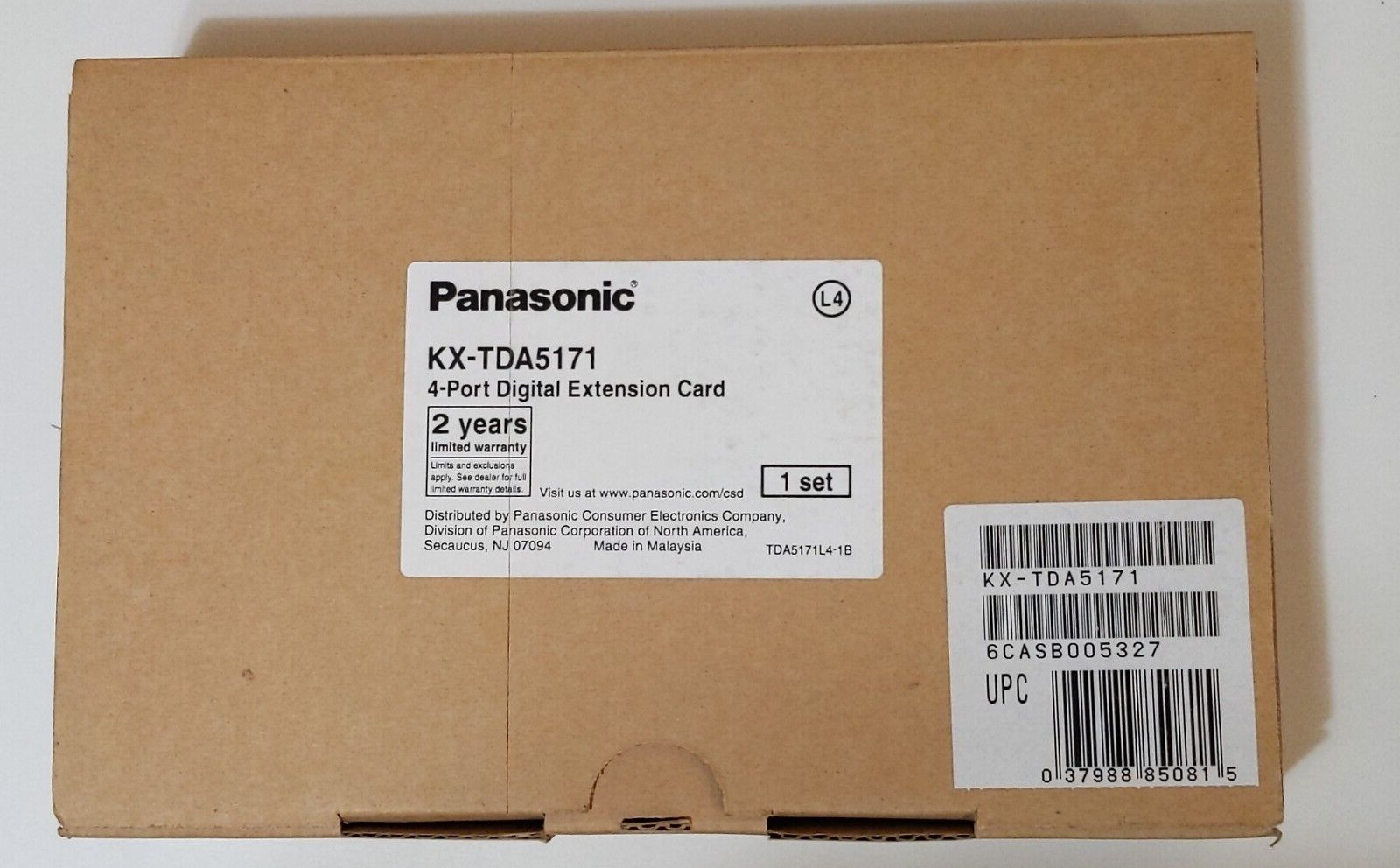 Panasonic KX-TDA5171 DLC4 4-Port Digital Station Card KX-TDA50 New NOS Sealed