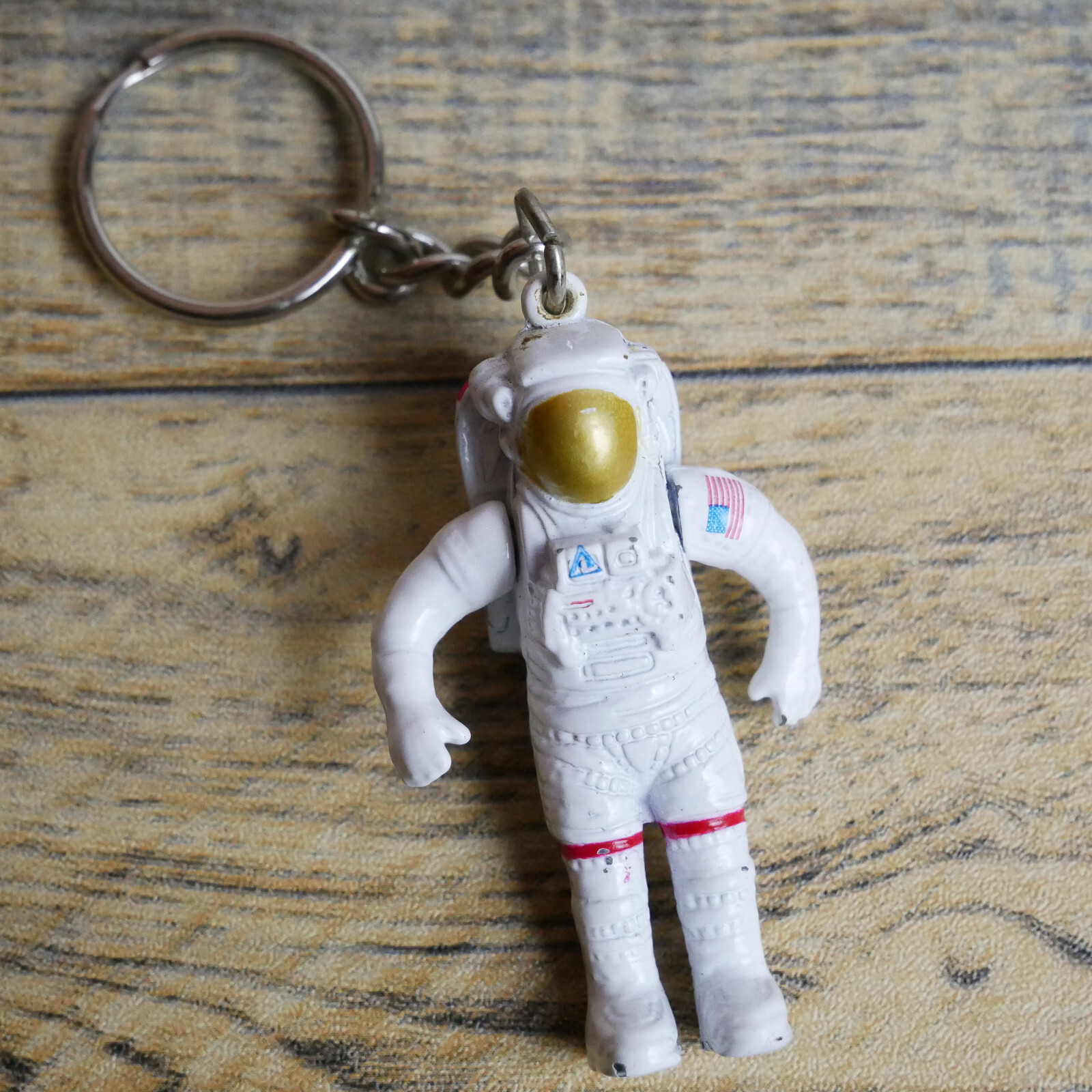 NASA Diecast Astronaut Keychain with Movable Arms